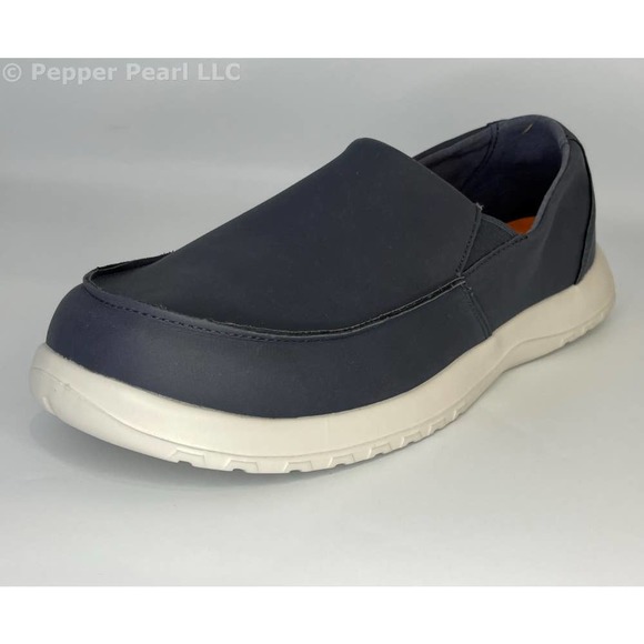 Navy Frisco Pro Oiled Nubuck Men's Size 13 Comfortable Casual Deck Boat Loafer - Picture 4 of 11